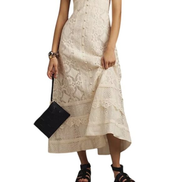 Anthropologie Woven Wristlet Wallet - Polyurethane Small Bag, Black, NWT - Picture 4 of 8